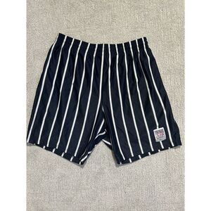 Vintage Negro Leagues Baseball Replica Shorts‎ XXL Match1 Blue White Pinstripes
